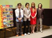 キャスト陣。左から栩原楽人さん、柳楽優弥さん、菊地凛子さん、三上博史さん